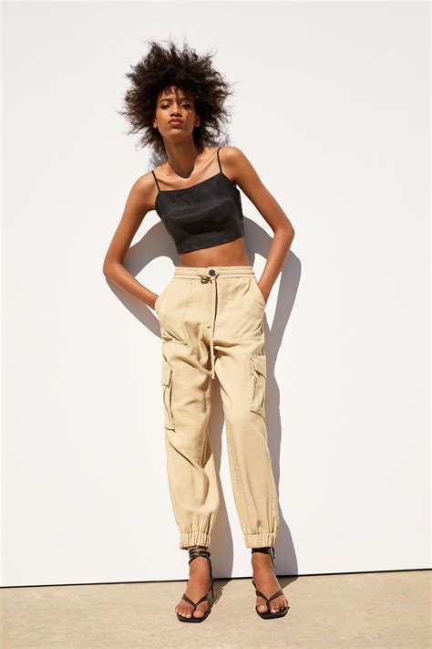 cargo pants zara